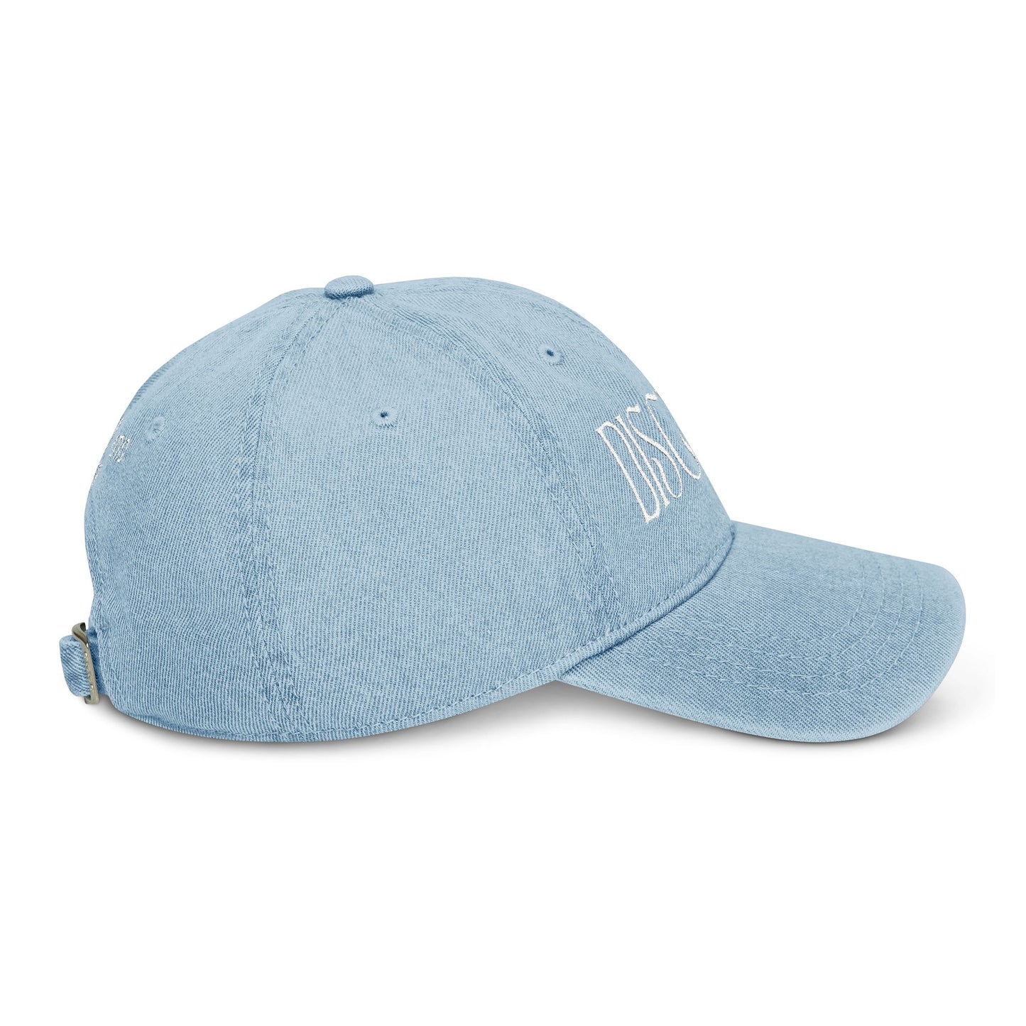 Disciple Denim Hat, Embroidery Baseball cap, Matthew 16:24 (מתי 16:24), Multiple Colors, Christian Accessories