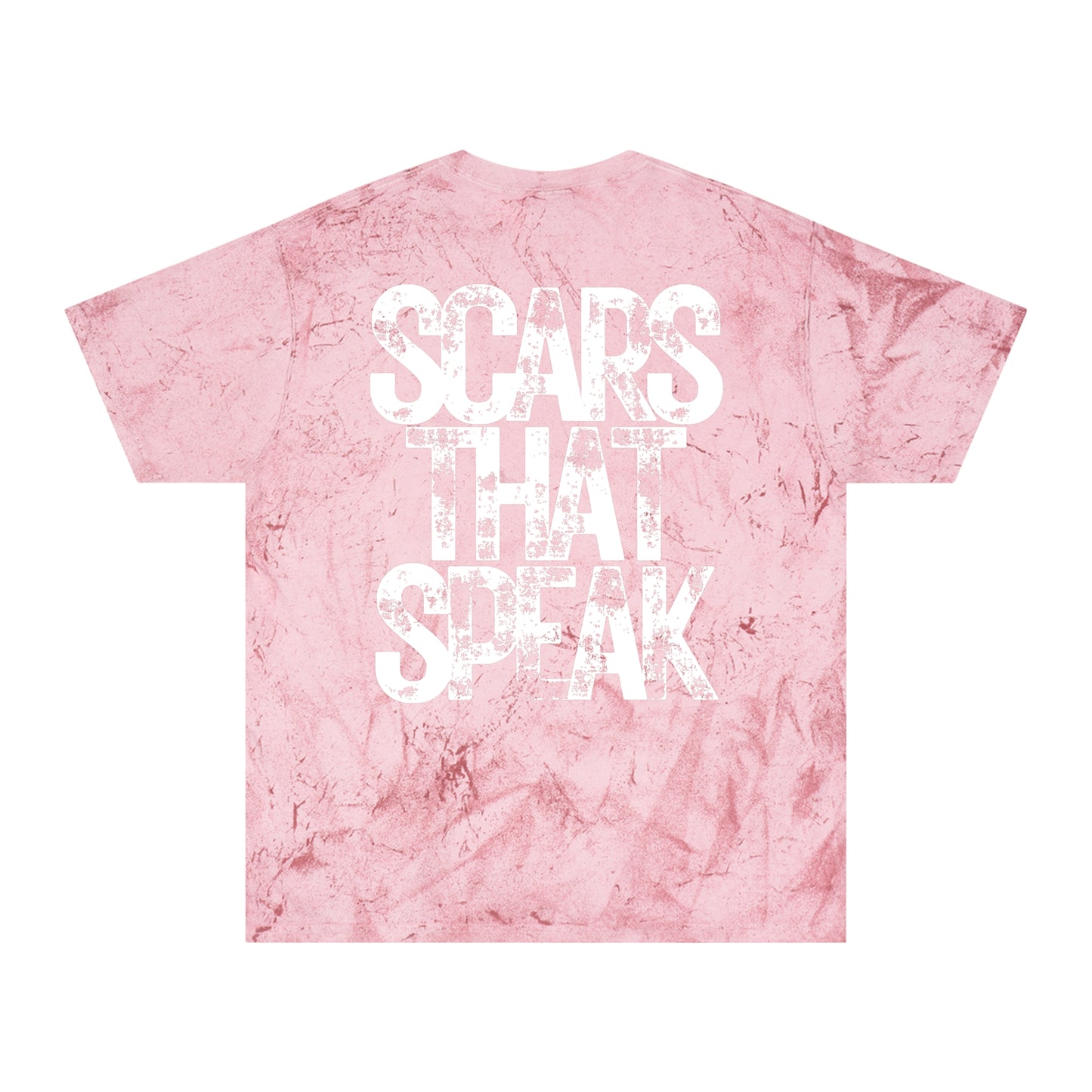 Isaiah 53:5 (ישעיהו 53:5), "Scars That Speak" Apparels, Unisex Color Blast T-Shirt, Multiple Colors