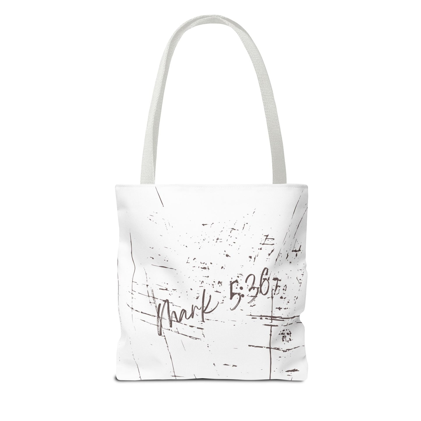 Only Believe Tote Bag, Mark 5:36, Everyday Carry, Multiple Colors