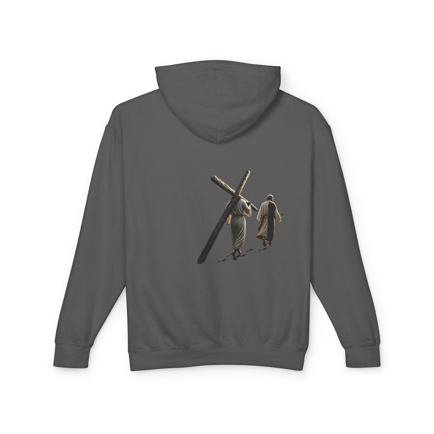 Matthew 16:24 (מתי 16:24), Unisex Inspirational Streetwear Hoodie, Dark Colors, Christian Apparels