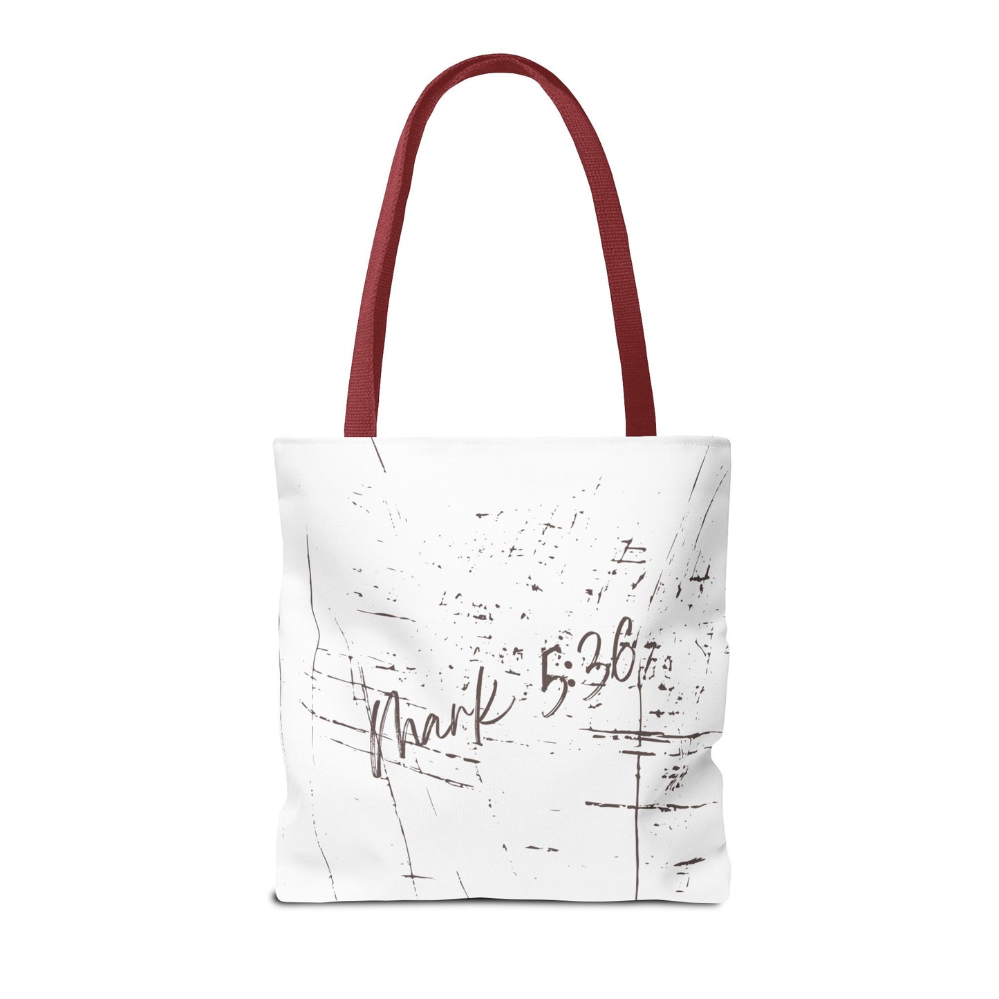 Only Believe Tote Bag, Mark 5:36, Everyday Carry, Multiple Colors