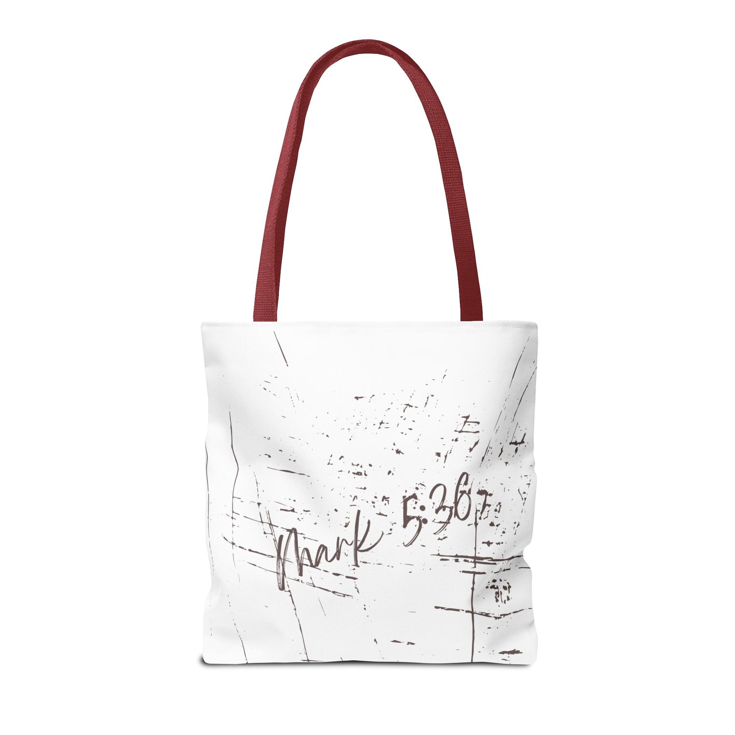 Only Believe Tote Bag, Mark 5:36, Everyday Carry, Multiple Colors