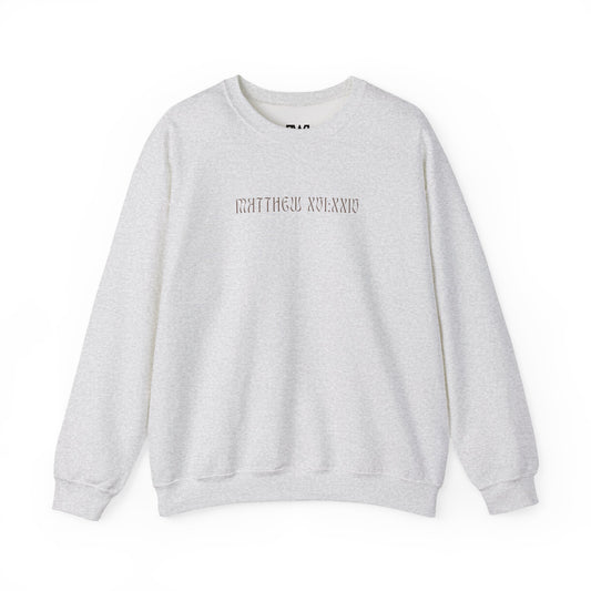 Wingless Matthew 16:24 (Matthew XVI:XXIV), Running  Sweatshirt, Unisex Sweater, Bright Colors, Christian Streetwear