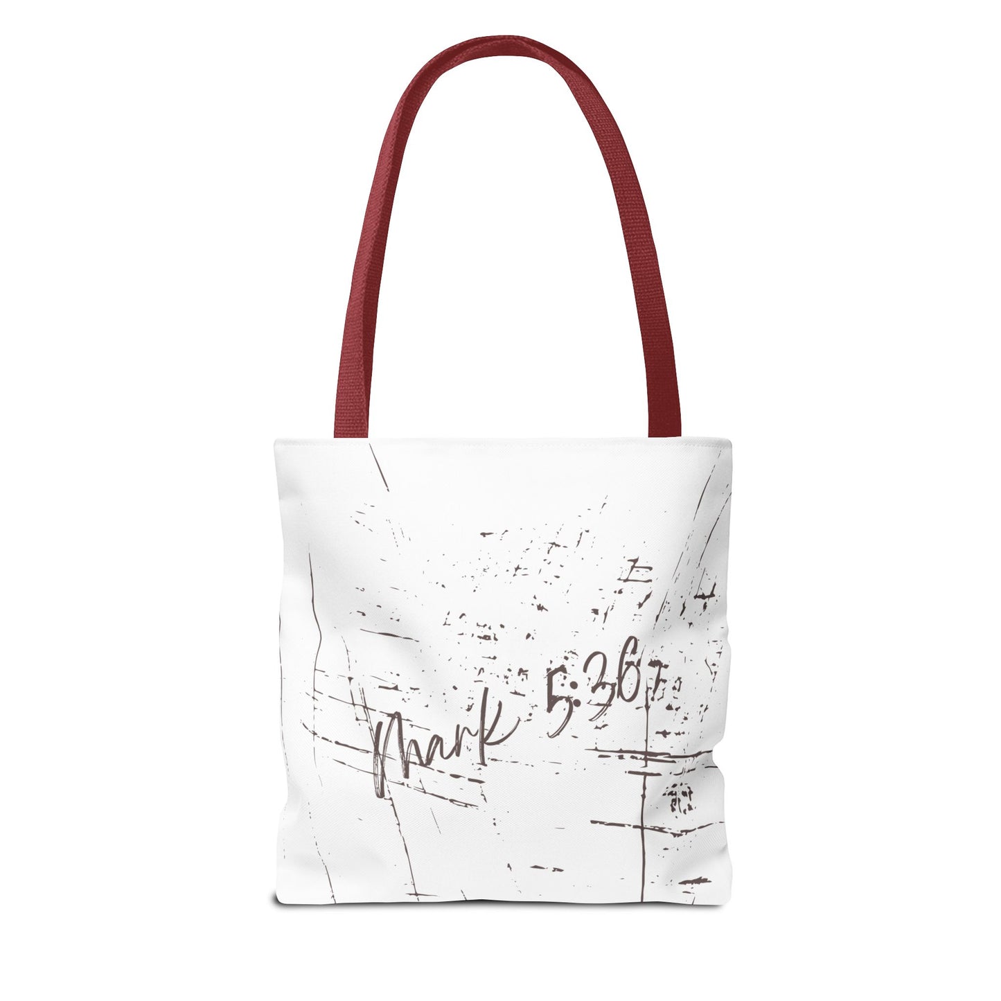 Only Believe Tote Bag, Mark 5:36, Everyday Carry, Multiple Colors