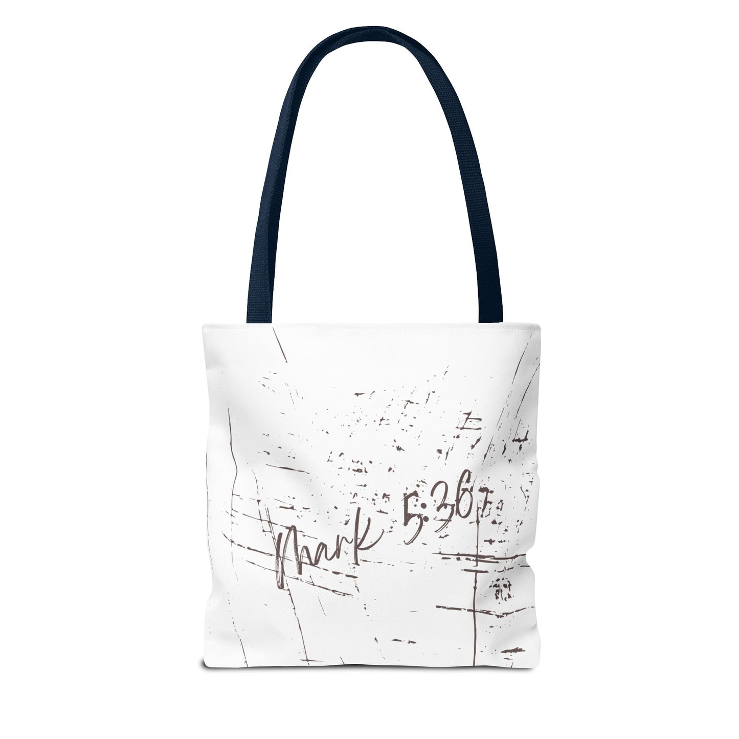 Only Believe Tote Bag, Mark 5:36, Everyday Carry, Multiple Colors