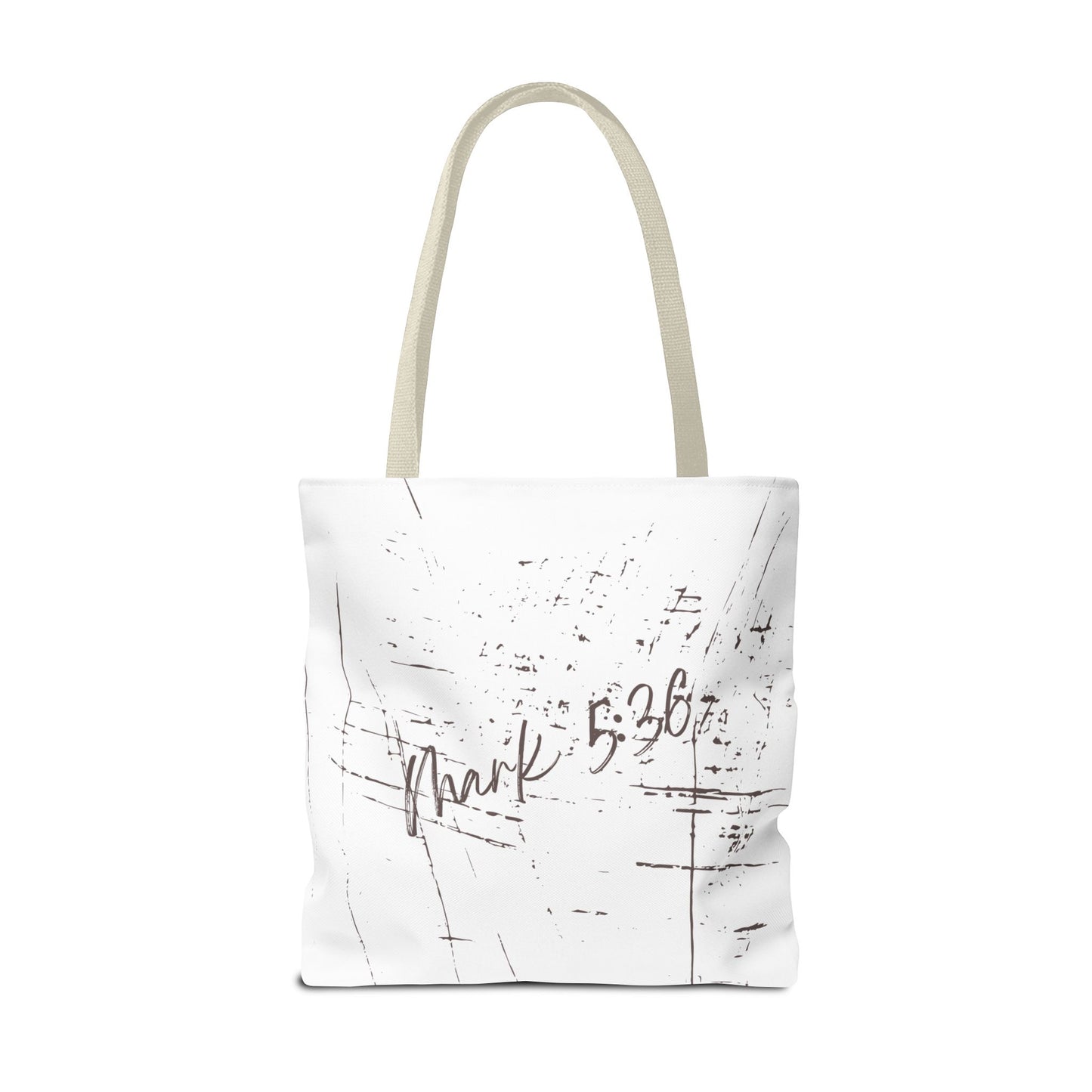 Only Believe Tote Bag, Mark 5:36, Everyday Carry, Multiple Colors