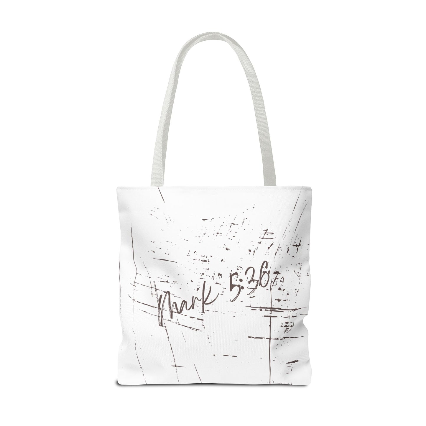 Only Believe Tote Bag, Mark 5:36, Everyday Carry, Multiple Colors