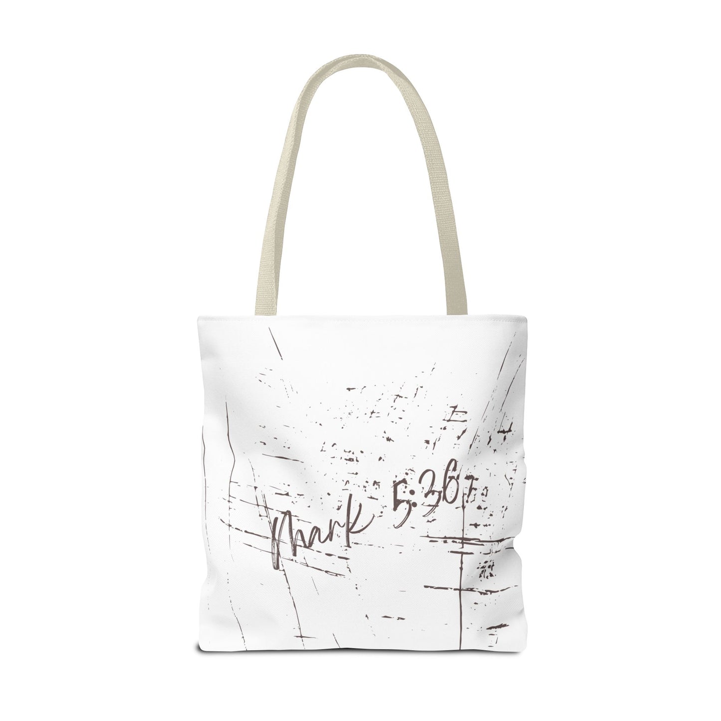 Only Believe Tote Bag, Mark 5:36, Everyday Carry, Multiple Colors