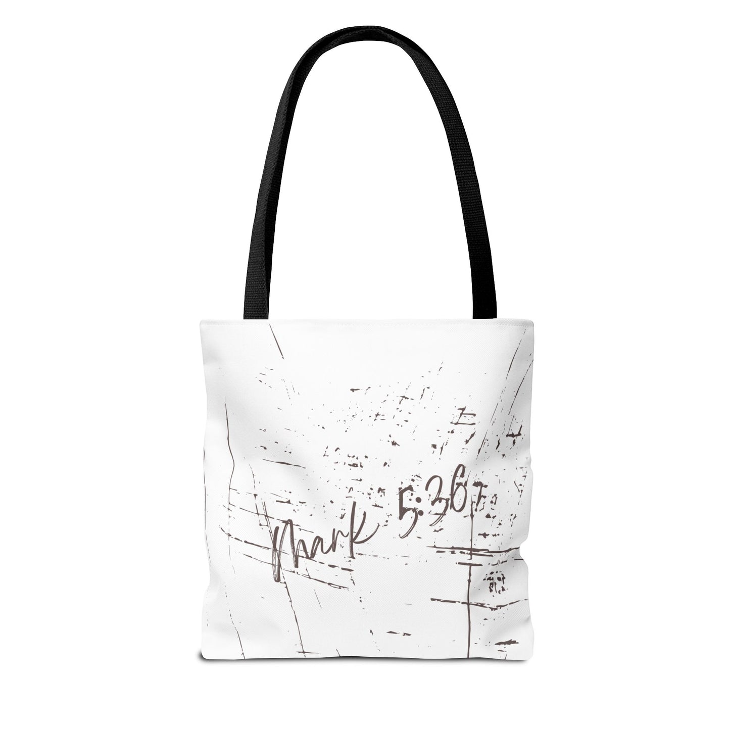 Only Believe Tote Bag, Mark 5:36, Everyday Carry, Multiple Colors