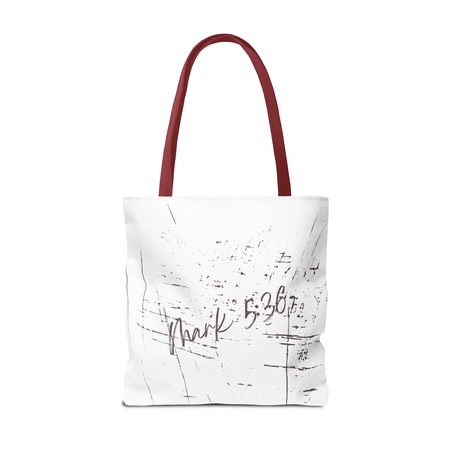 Only Believe Tote Bag, Mark 5:36, Everyday Carry, Multiple Colors