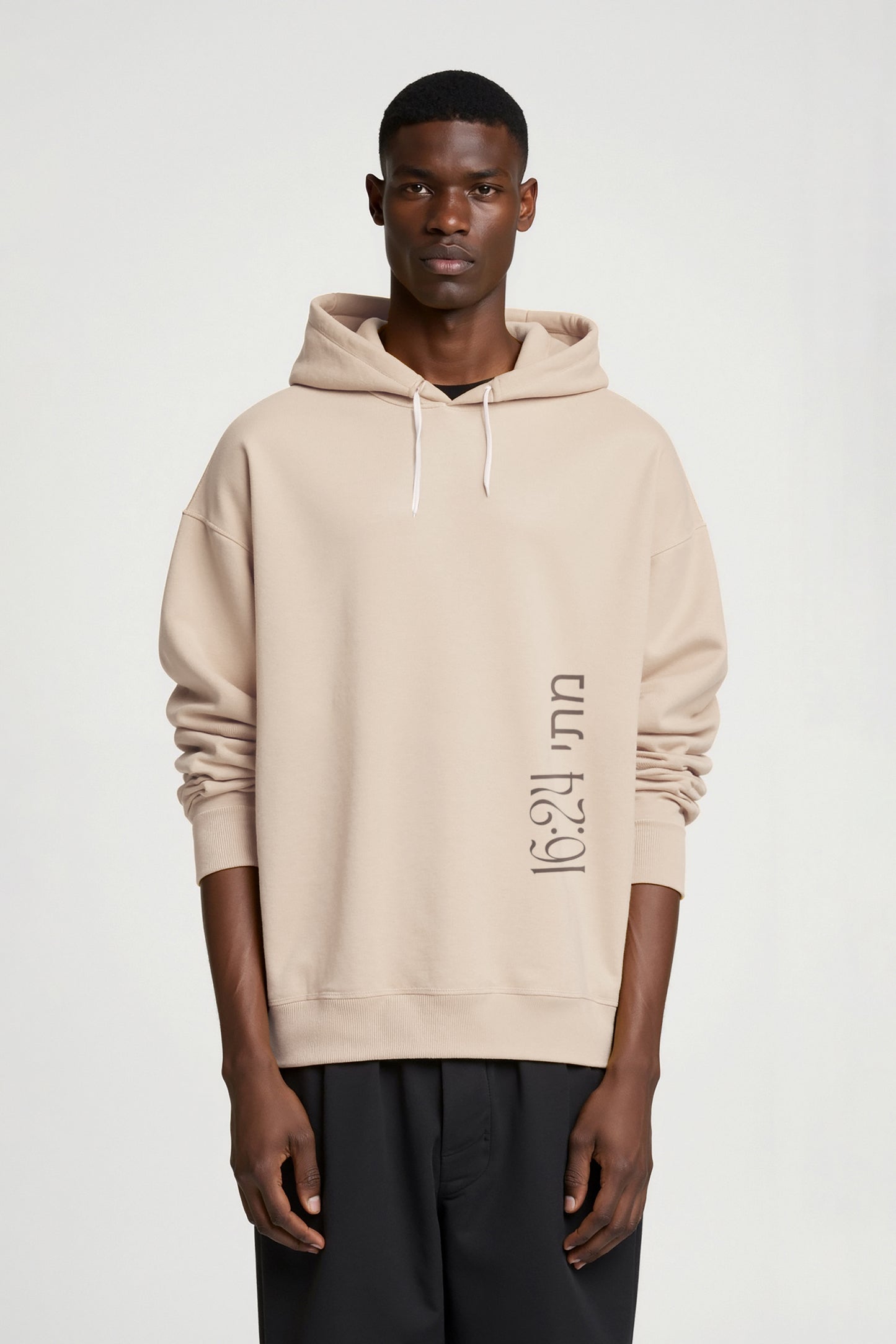 Matthew 16:24 (מתי 16:24), Unisex Inspirational Streetwear Hoodie, Dark Colors, Christian Apparels
