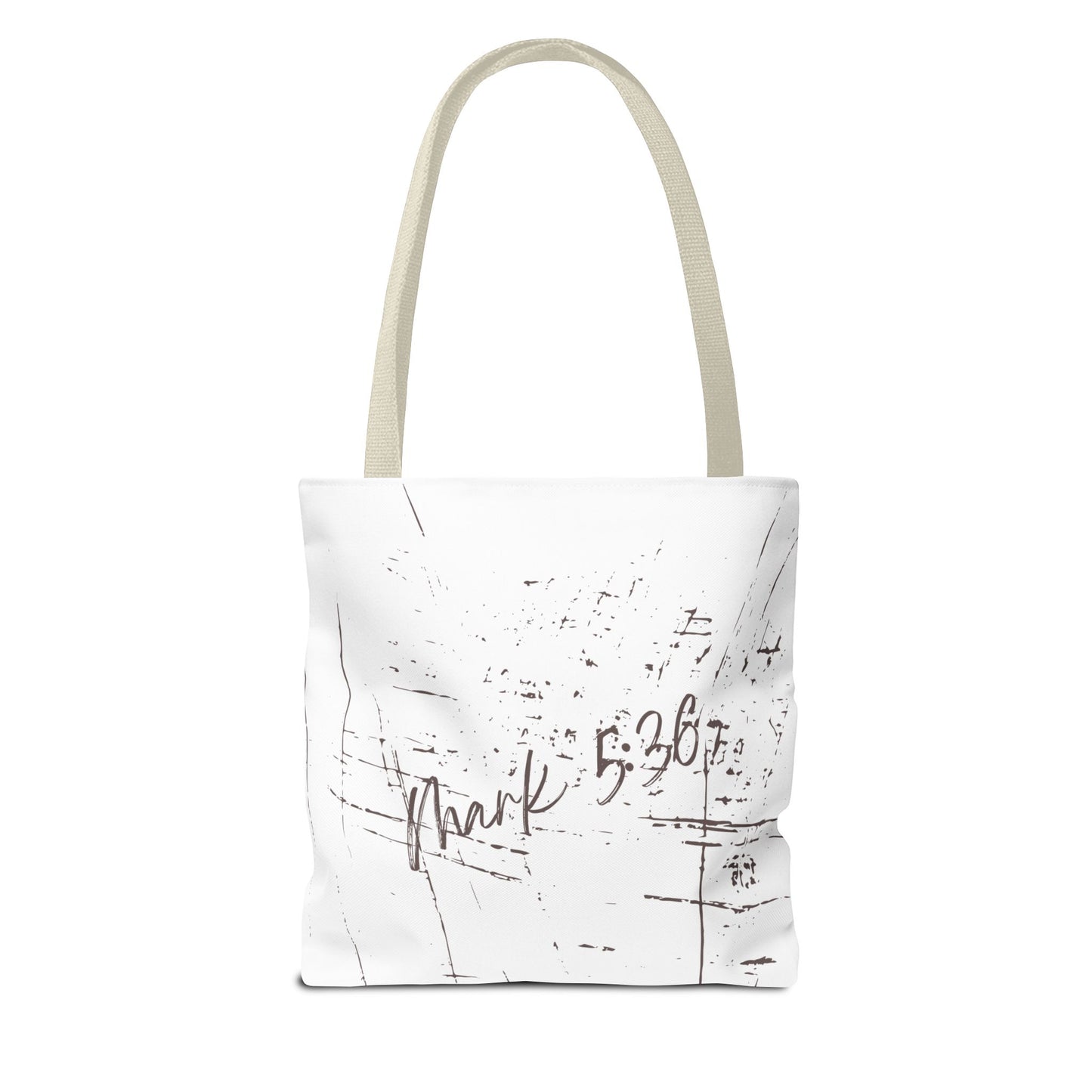 Only Believe Tote Bag, Mark 5:36, Everyday Carry, Multiple Colors