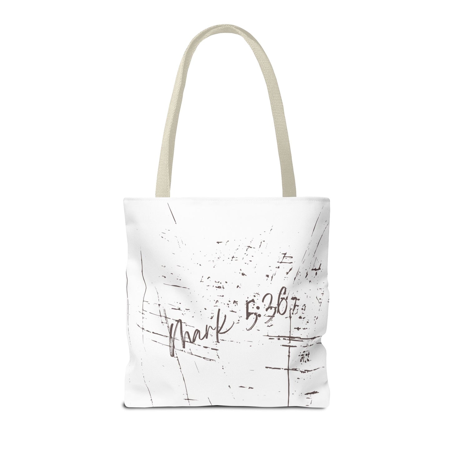 Only Believe Tote Bag, Mark 5:36, Everyday Carry, Multiple Colors