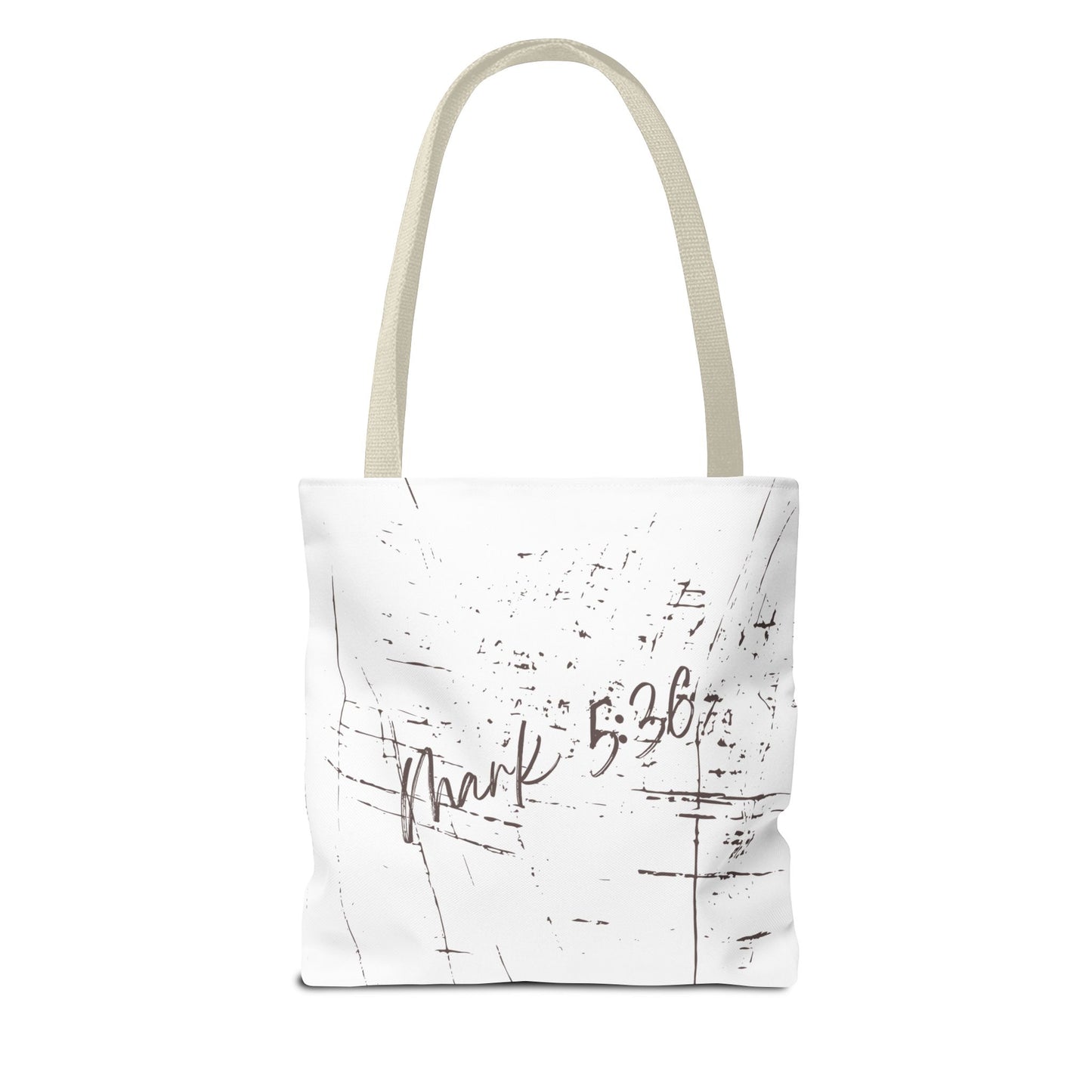 Only Believe Tote Bag, Mark 5:36, Everyday Carry, Multiple Colors
