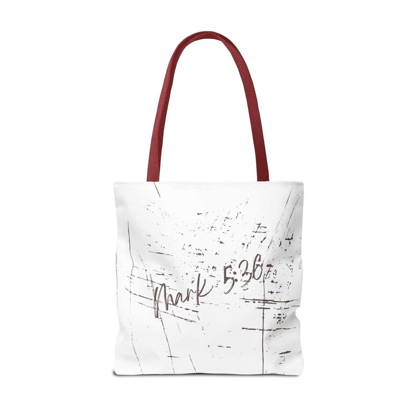 Only Believe Tote Bag, Mark 5:36, Everyday Carry, Multiple Colors