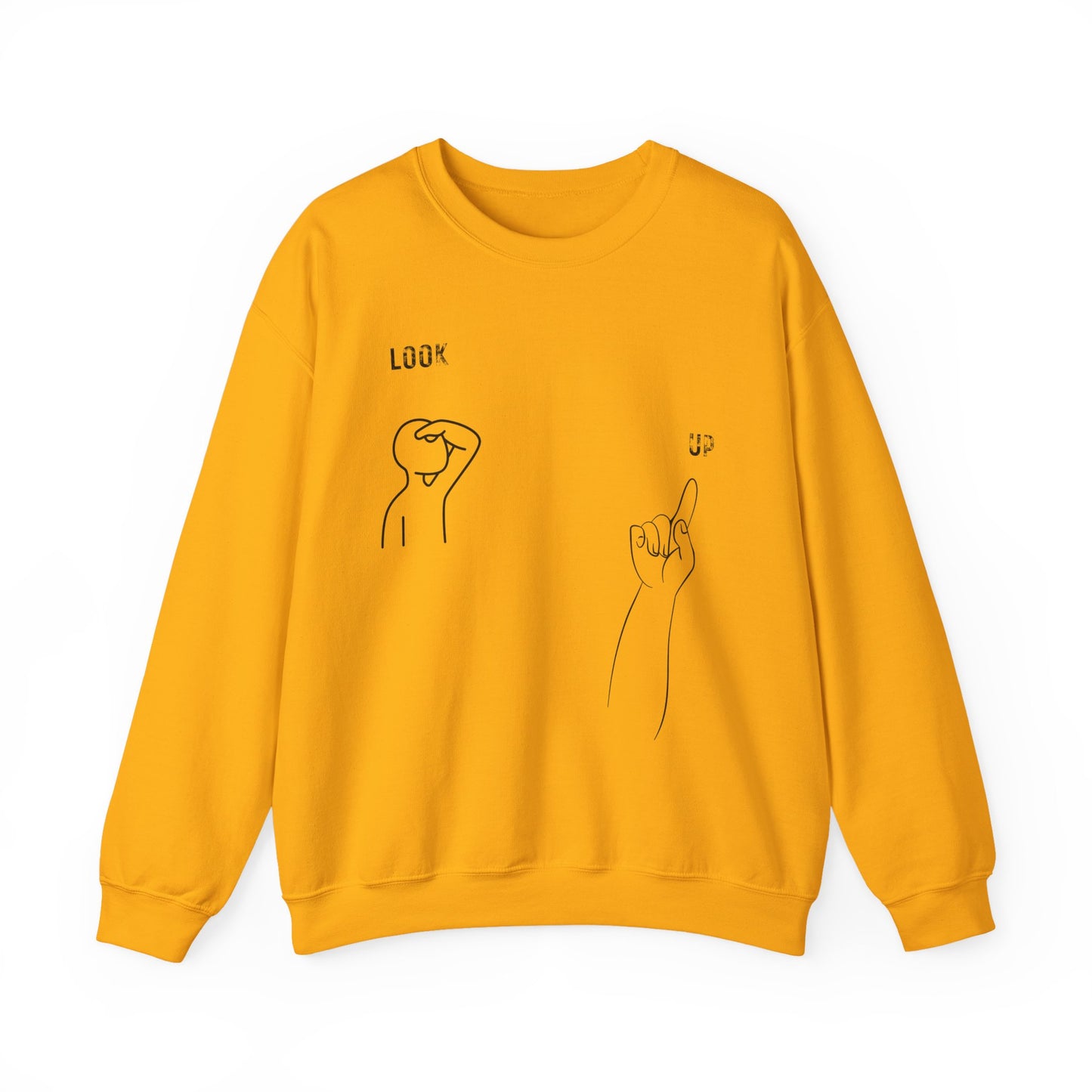 Psalms 121, Look Up Unisex Sweatshirt, Multiple Bright Colors Sweaters, Christian Streetwears