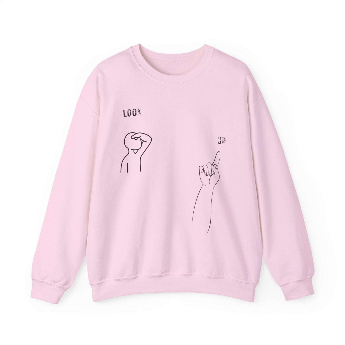 Psalms 121, Look Up Unisex Sweatshirt, Multiple Bright Colors Sweaters, Christian Streetwears