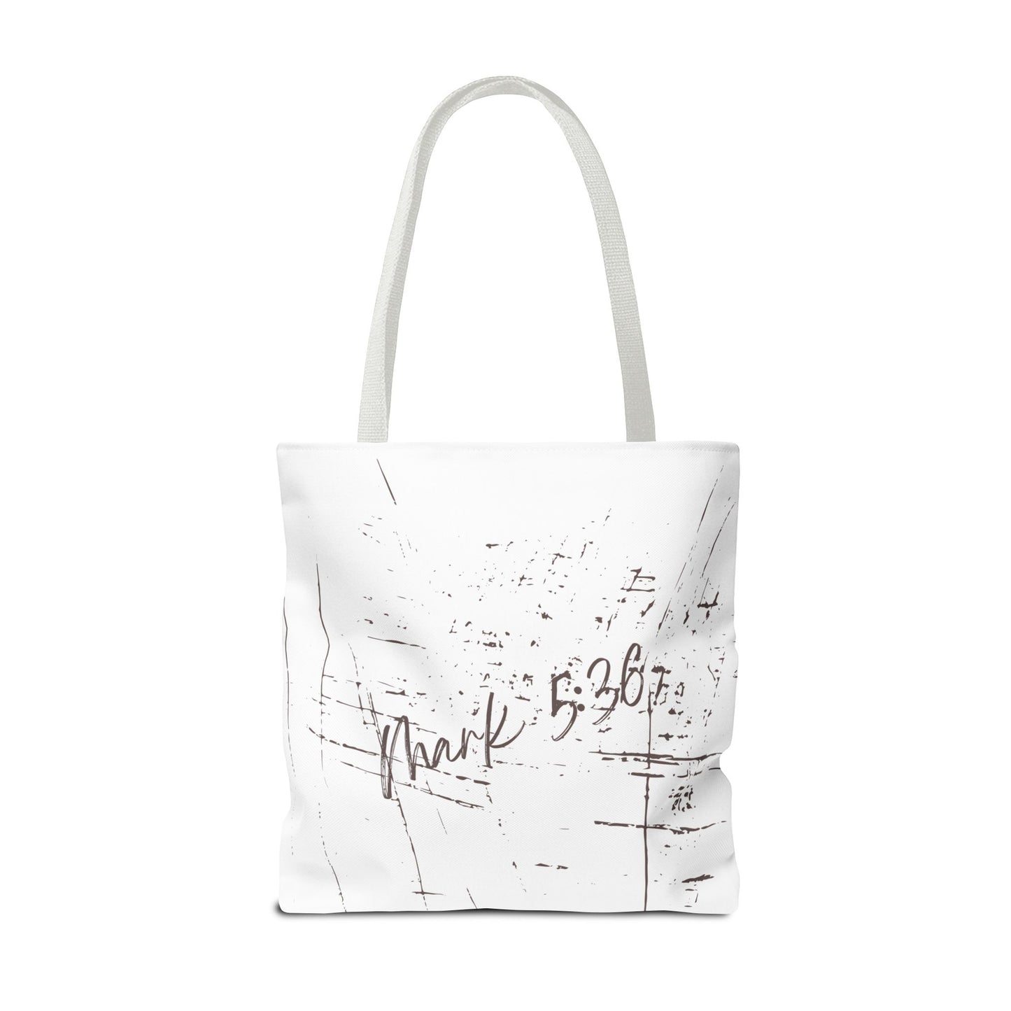Only Believe Tote Bag, Mark 5:36, Everyday Carry, Multiple Colors
