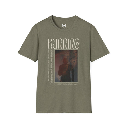Matthew 16:24 (Matthew XVI:XXIV), Running Faced T-Shirt, Unisex Softstyle, Multiple Dark Colors, Christian Apparels