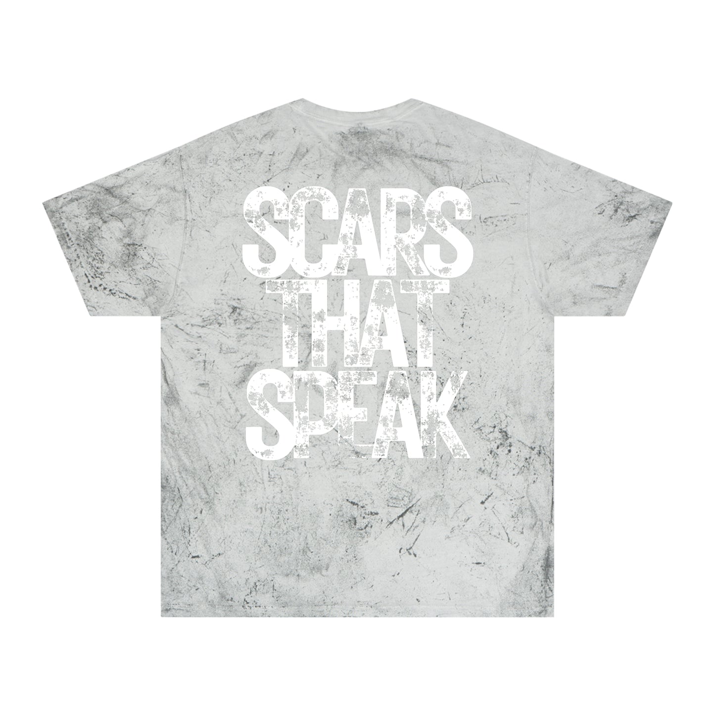 Isaiah 53:5 (ישעיהו 53:5), "Scars That Speak" Apparels, Unisex Color Blast T-Shirt, Multiple Colors