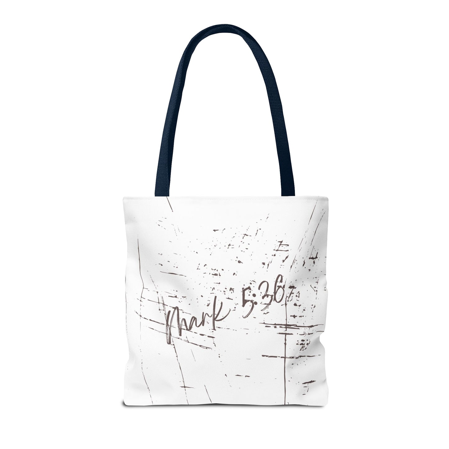 Only Believe Tote Bag, Mark 5:36, Everyday Carry, Multiple Colors