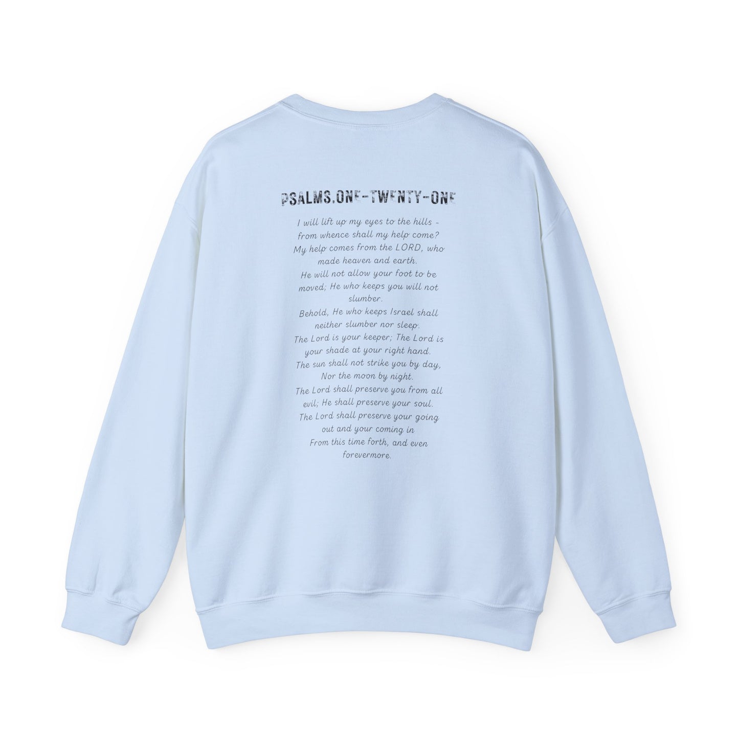 Psalms 121, Look Up Unisex Sweatshirt, Multiple Bright Colors Sweaters, Christian Streetwears